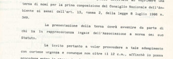 I G.R.E. entrano nel Consiglio Nazionale dell’Ambiente